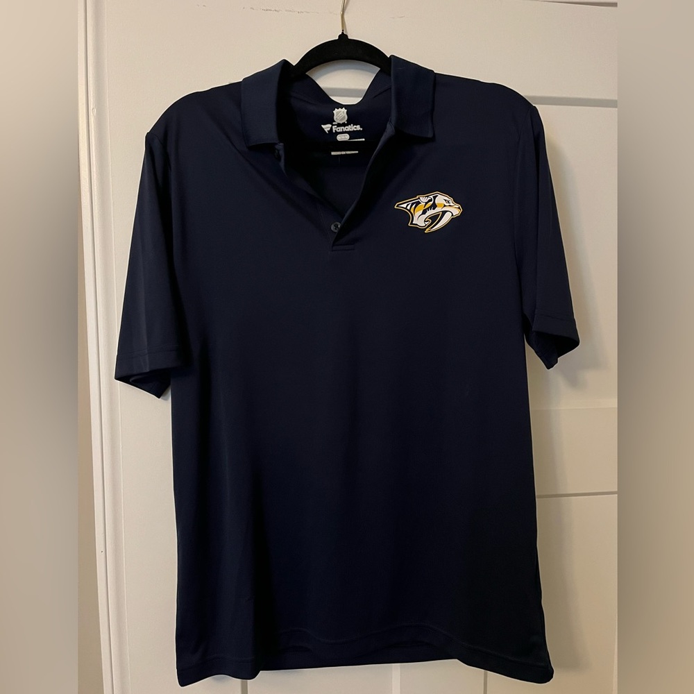 Navy Men's Polo Shirt - Nashville Predators